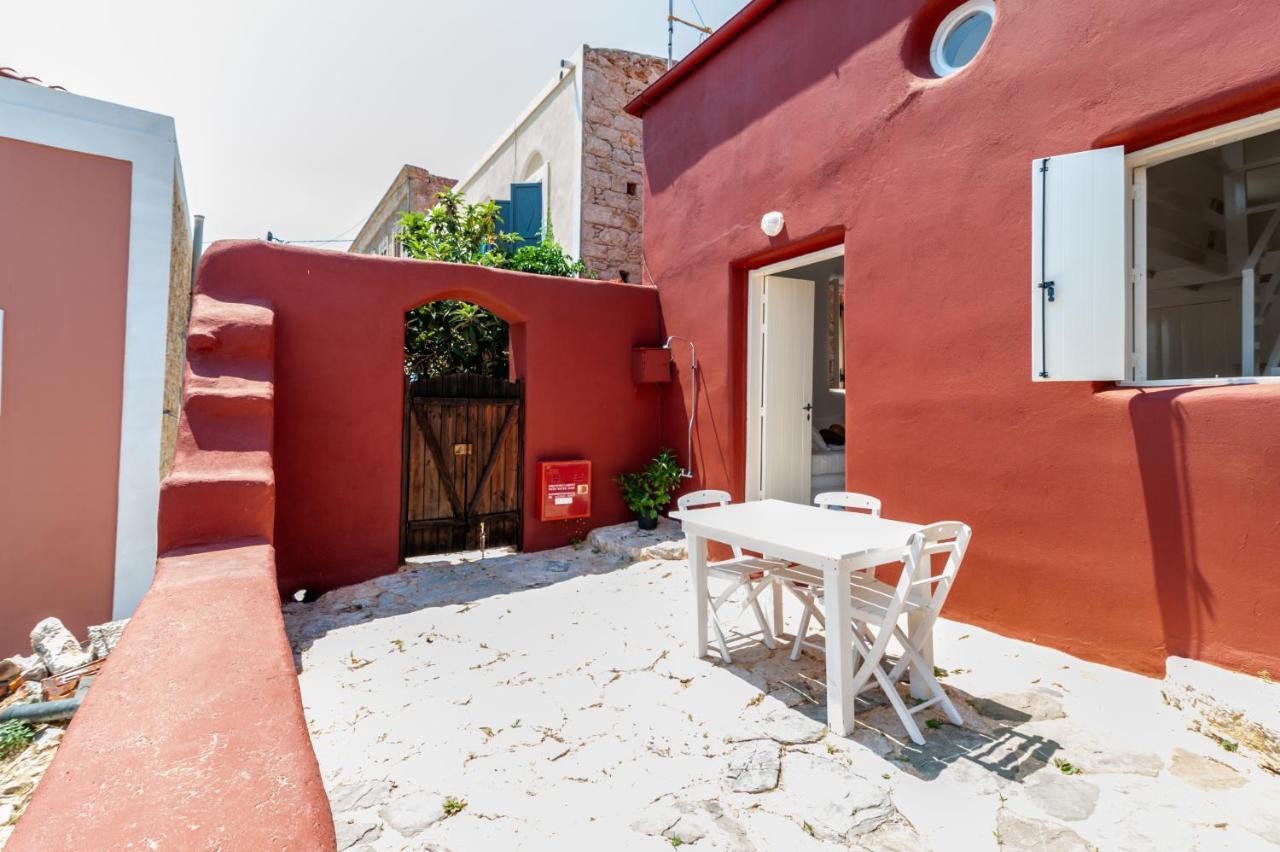 Atlantis Houses Chalki Town Bagian luar foto
