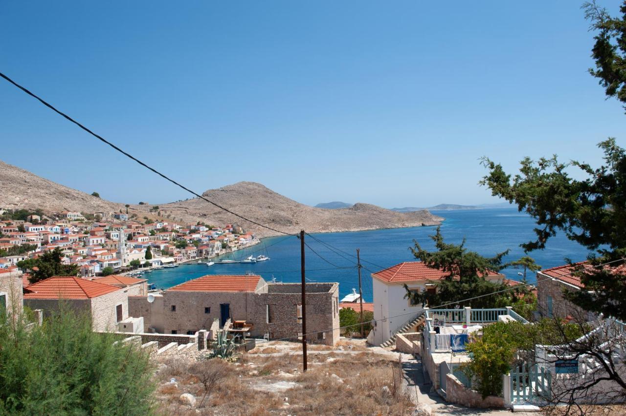 Atlantis Houses Chalki Town Bagian luar foto